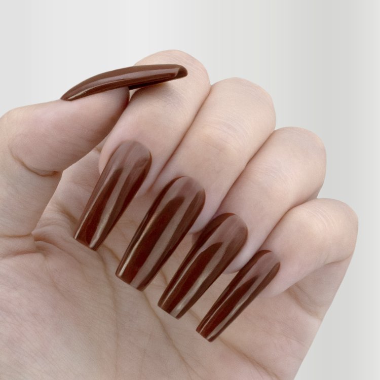 Ημιμόνιμο Βερνίκι Νυχιών Vibrant Vibes Νο 127 Καφέ 10ml