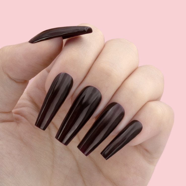 Ημιμόνιμο Βερνίκι Νυχιών Νο 135 Μωβ Σκούρο 10ml