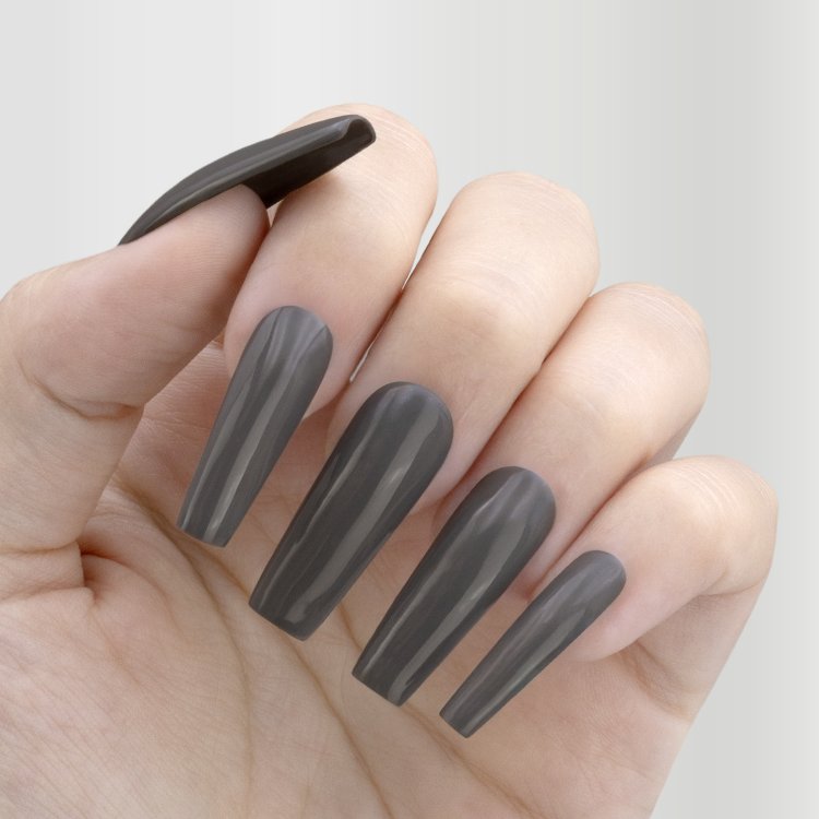 Ημιμόνιμο Βερνίκι Νυχιών Stone Νο 147 Γκρι Σκούρο 10ml