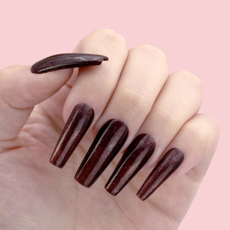 Ημιμόνιμο Βερνίκι Νυχιών Νο 151 Μπορντό Glitter 10ml