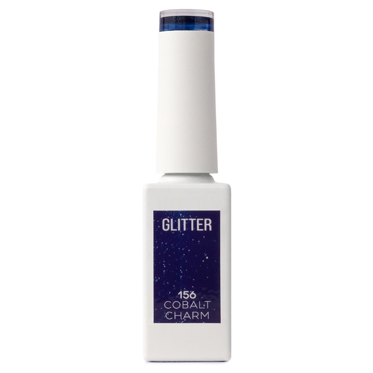 Nail Gel Polish No 156 Blue Glitter 10ml