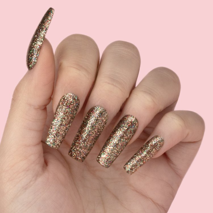 Ημιμόνιμο Βερνίκι Νυχιών Νο 164 Πολύχρωμο Glitter 10ml