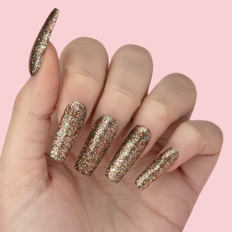Ημιμόνιμο Βερνίκι Νυχιών Νο 164 Πολύχρωμο Glitter 10ml
