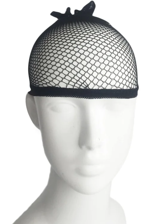 Δίχτυ Περούκας Μαύρο για Σταθερή Εφαρμογή Σετ 2 τμχ