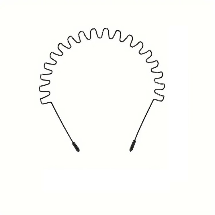 Μεταλλική Μαύρη Στέκα Μαλλιών– Ιδανική για Άντρες και Γυναίκες