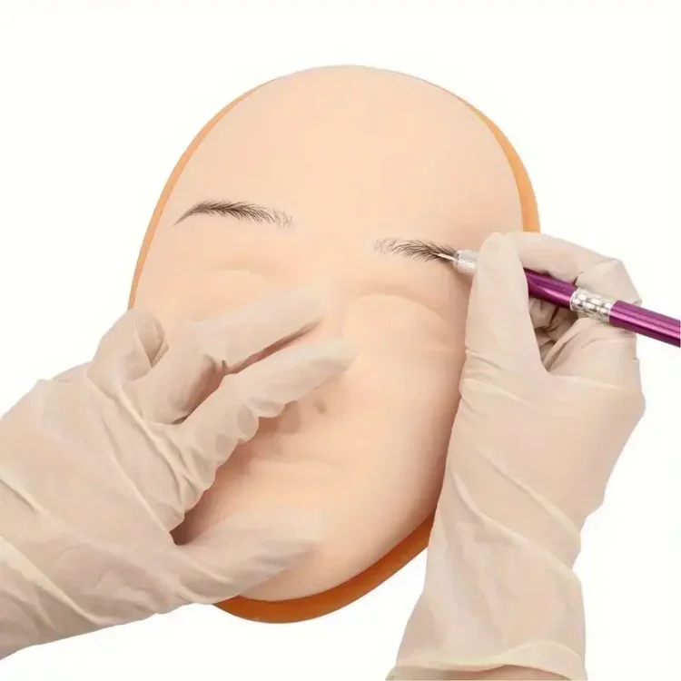 Πρόσωπο Σιλικόνης για Πρακτική Εξάσκηση Βλεφαρίδων και Μακιγιάζ