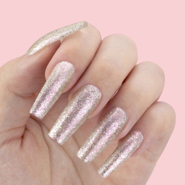 Ημιμόνιμο Βερνίκι Νυχιών Νο 179 Λευκό Ιριδίζον Glitter 10ml