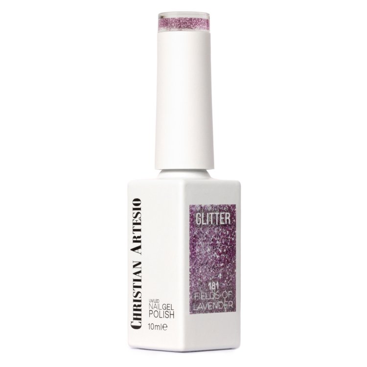 Ημιμόνιμο Βερνίκι Νυχιών Fields of Lavender Νο 181 Μωβ Glitter 10ml