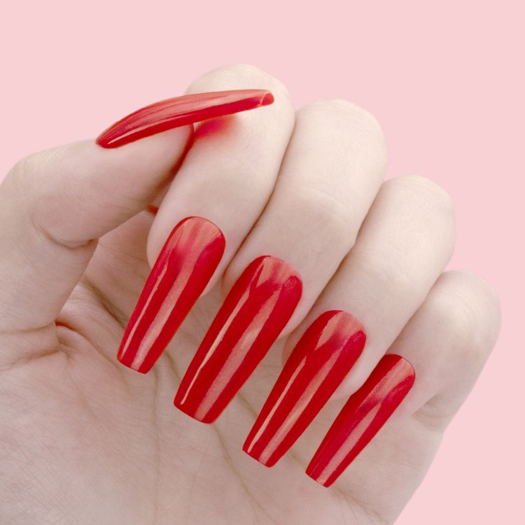 Ημιμόνιμο Βερνίκι Νυχιών Νο 189 Κόκκινο Glitter 10ml