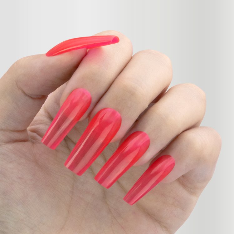 Ημιμόνιμο Βερνίκι Νυχιών Νο 190 Νέον Ροζ Ημιδιάφανο 10ml