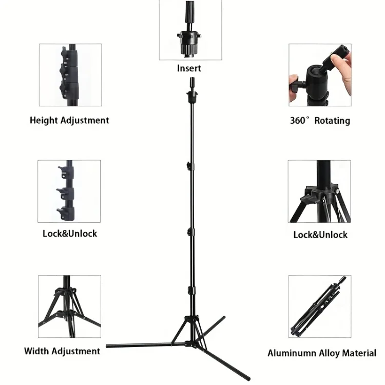 Τρίποδο για Εκπαιδευτική Κούκλα Κομμωτικής Ρυθμιζόμενο