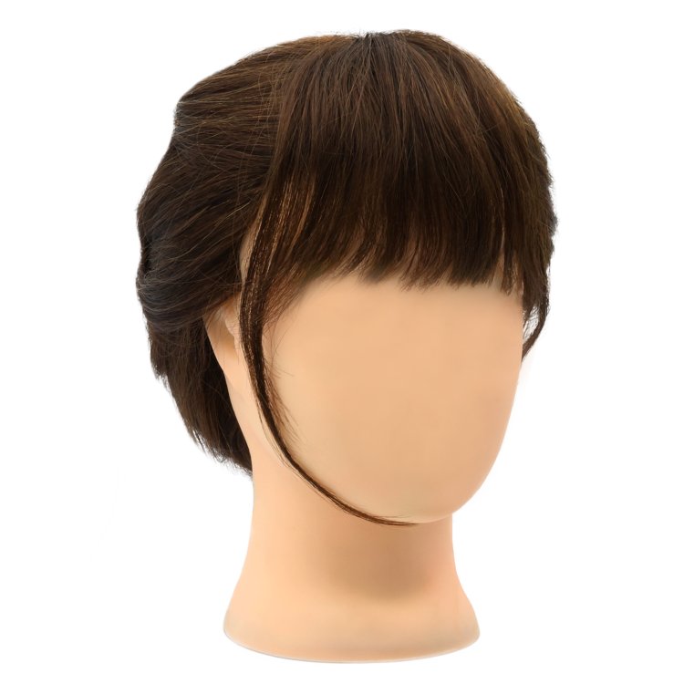 Φράντζα Φυσική με Αφέλειες Καστανό