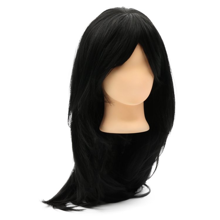 Φράντζα Φυσική με Αφέλειες Μαύρο