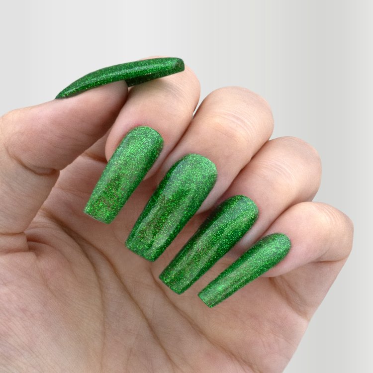 Ημιμόνιμο Βερνίκι Νυχιών Νο 110 Πράσινο Glitter 10ml