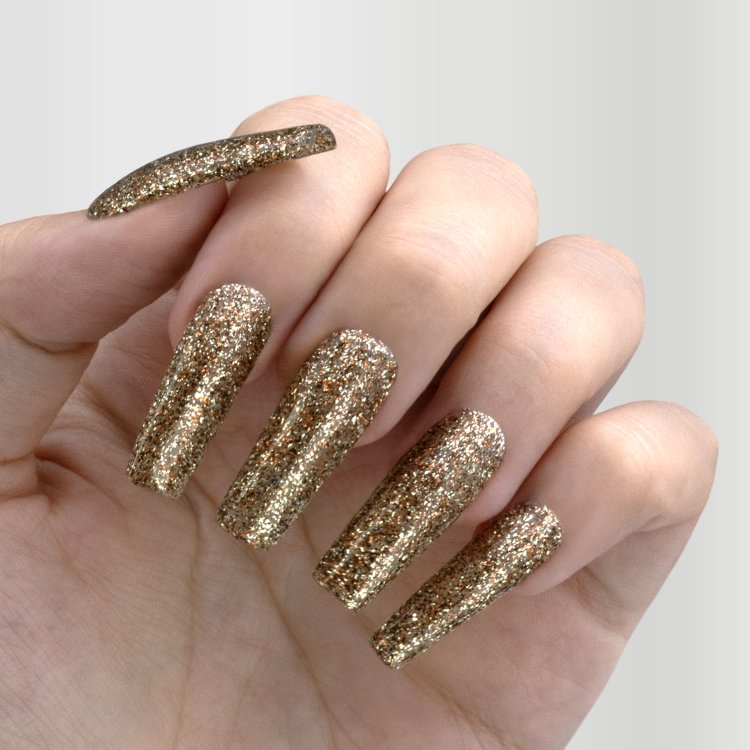 Ημιμόνιμο Βερνίκι Νυχιών Νο 170 Μπρονζέ Glitter 10ml