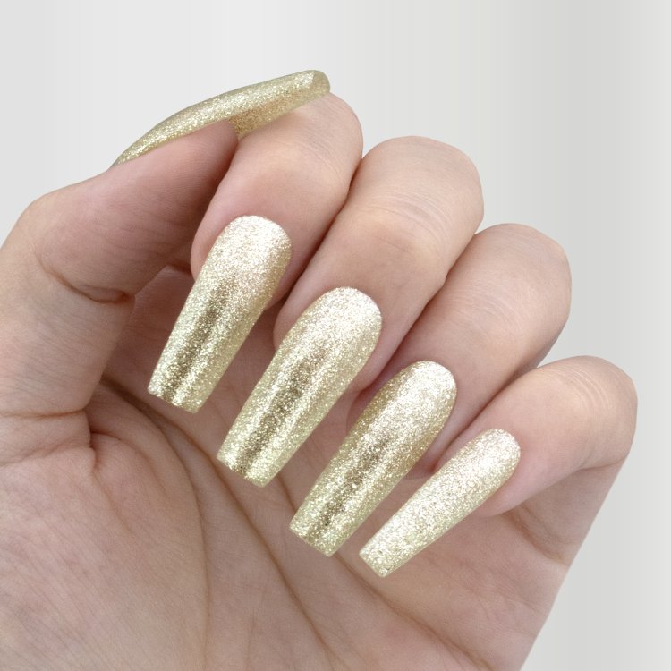 Ημιμόνιμο Βερνίκι Νυχιών Νο 266 Χρυσό Glitter 10ml