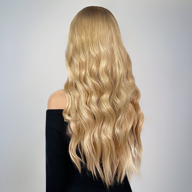 Περούκα Συνθετική Ξανθιά Όμπρε Μακριά Κυματιστή