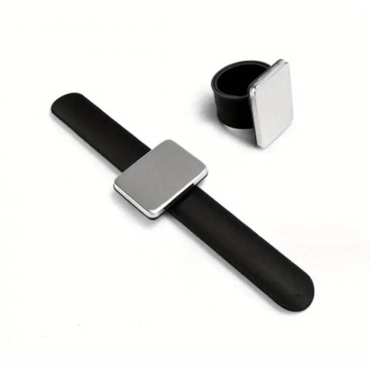 Μαύρο Μαγνητικό Βραχιόλι για Τσιμπιδάκια, Φουρκέτες & Εργαλεία Κομμωτικής