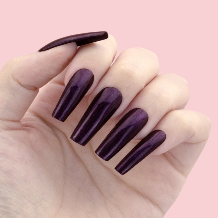 Ημιμόνιμο Βερνίκι Νυχιών Νο 222 Μωβ Glitter 10ml