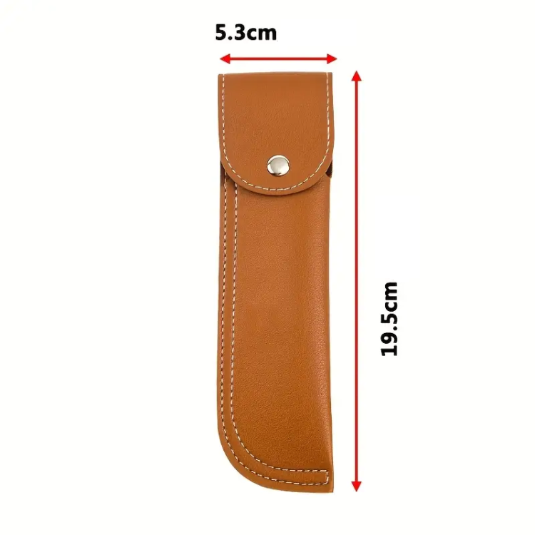 Επαγγελματική Ξυριστική Λεπίδα Ιαπωνικού Τύπου με Λαβή από Μαόνι & 10 Ανταλλακτικές Λεπίδες + Θήκη