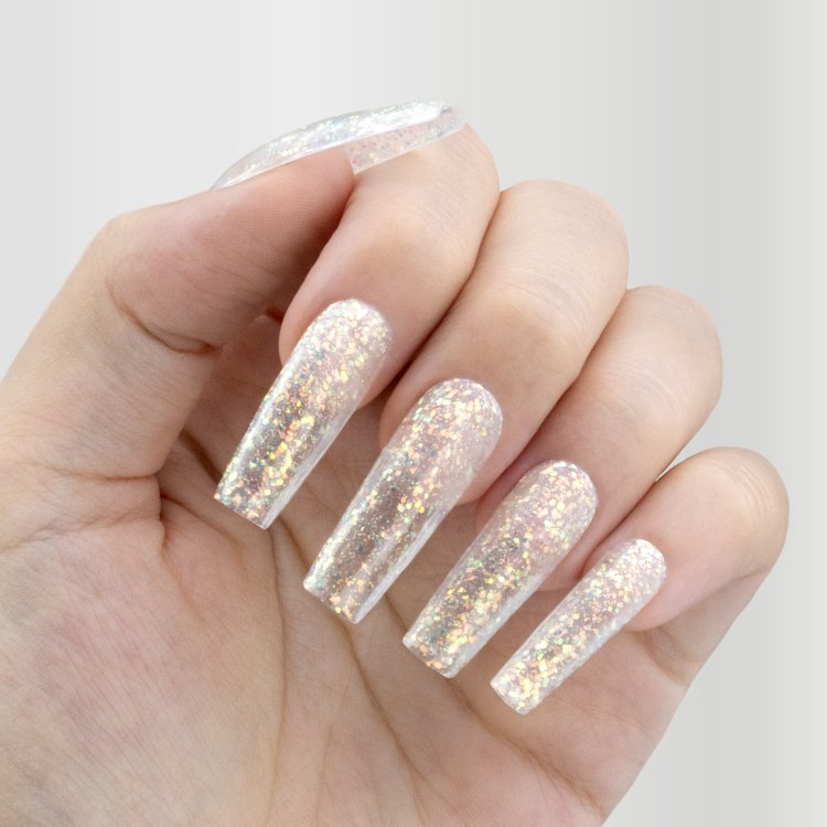 Ημιμόνιμο Βερνίκι Νυχιών Popsicle Pastels Νο 235 Διάφανο Παγιέτα 10ml