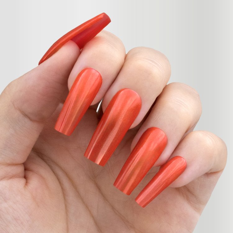 Ημιμόνιμο Βερνίκι Νυχιών Νο 236 Κοραλί Μεταλλικό 10ml