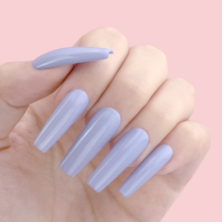 Ημιμόνιμο Βερνίκι Νυχιών Concord Crystal Νο 243 Μπλε-Μωβ Απαλό 10ml