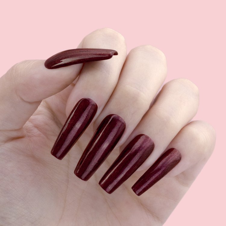 Ημιμόνιμο Βερνίκι Νυχιών Techno Tango Νο 274 Μωβ Glitter 10ml