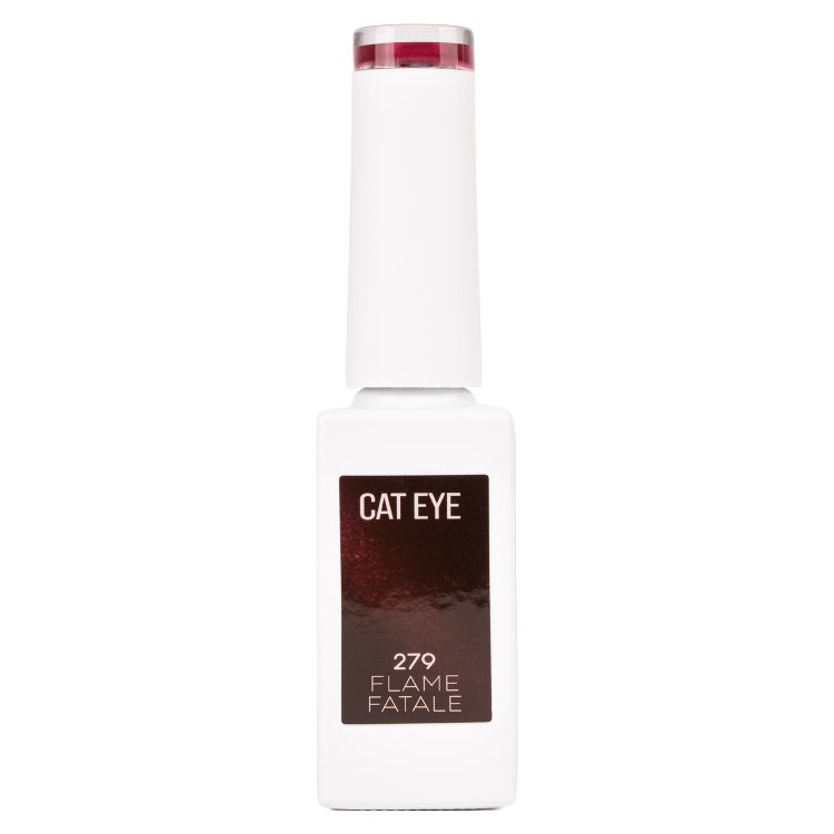 Ημιμόνιμο Βερνίκι Νυχιών Flame Fatale Νο 279 Μπορντό Cat Eye 10ml