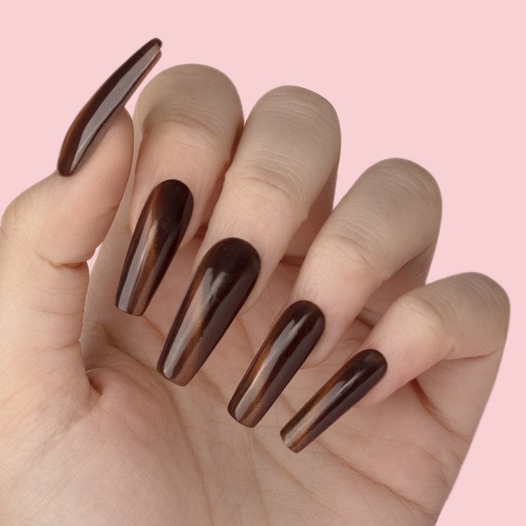 Shellac UV& Led No 280 Braun Rot Cat Eye, 10ml