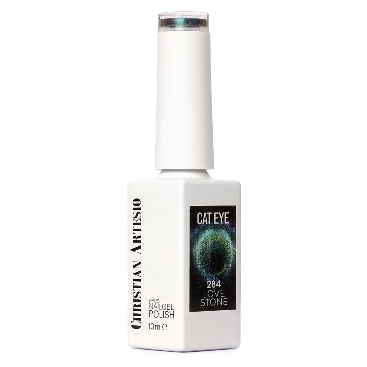 Shellac UV& Led No 284 Schwarz Grun Cat Eye, 10ml