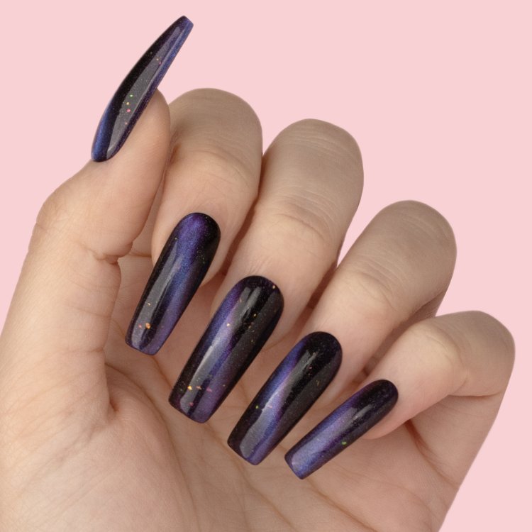 Ημιμόνιμο Βερνίκι Νυχιών Deep Dive Νο 286 Μωβ Galaxy Cat Eye 10ml