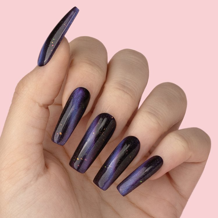 Ημιμόνιμο Βερνίκι Νυχιών Deep Dive Νο 286 Μωβ Galaxy Cat Eye 10ml