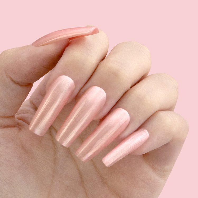 Nail Gel Polish Bubble Gum Glam No 290 Pink Metallic 10ml