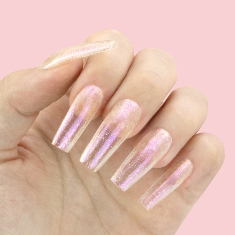 Ημιμόνιμο Βερνίκι Νυχιών Νο 292 Λευκό Ιριδίζον Glitter 10ml