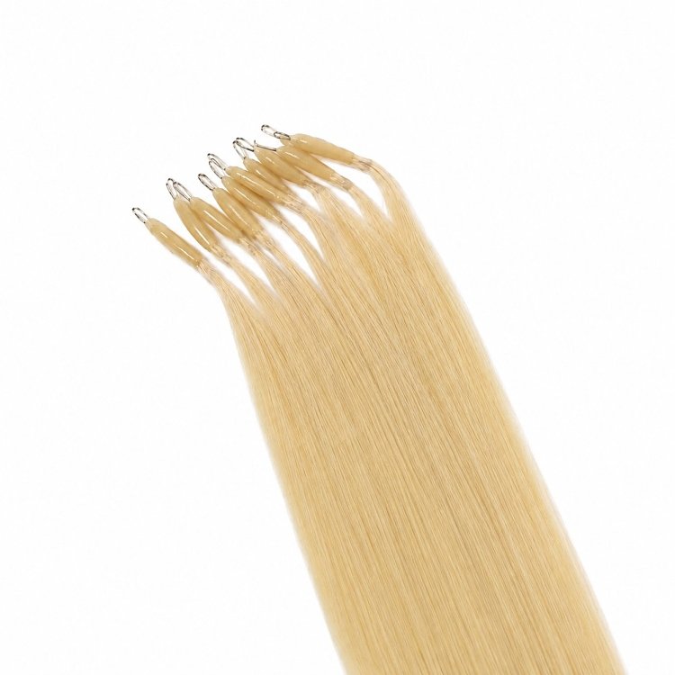 Nano Ring Extensions Φυσική Τρίχα #24 Ξανθό 50cm 10τμχ