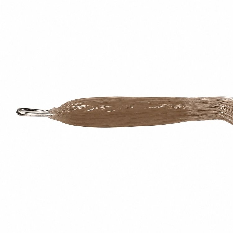 Nano Ring Haarverlangerungen Echthaar #5A Aschblond 50cm 10Stk