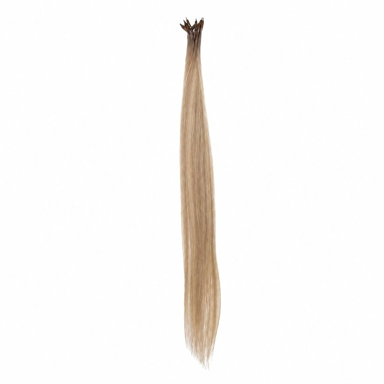 Nano Ring Extensions Φυσική Τρίχα #SB Ξανθό Όμπρε 50cm 10τμχ