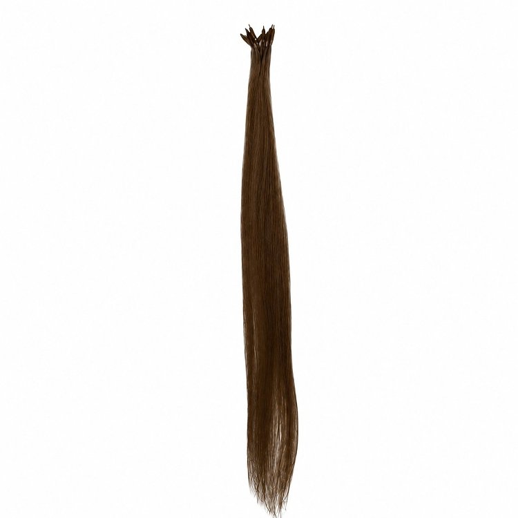 Nano Ring Extensions Φυσική Τρίχα #2 Καστανό 50cm 10τμχ