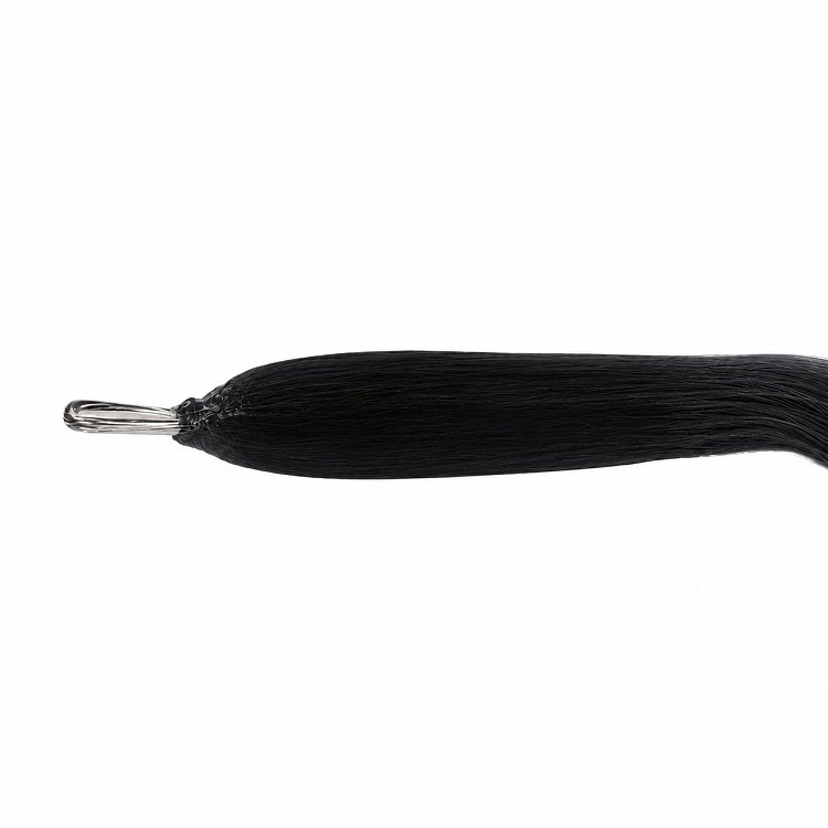 Nano Ring Hair Extensions #1 Black 50cm 10pcs