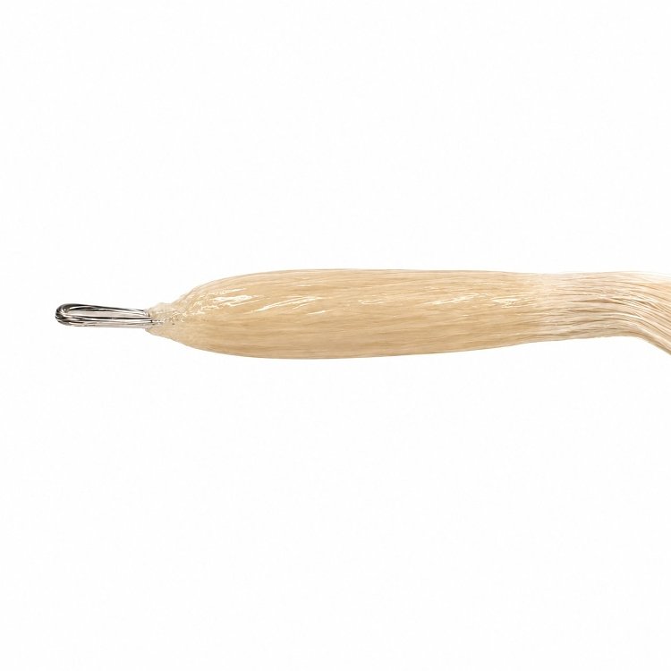 Nano Ring Haarverlangerungen Echthaar #1001 Hellblond 50cm 10Stk