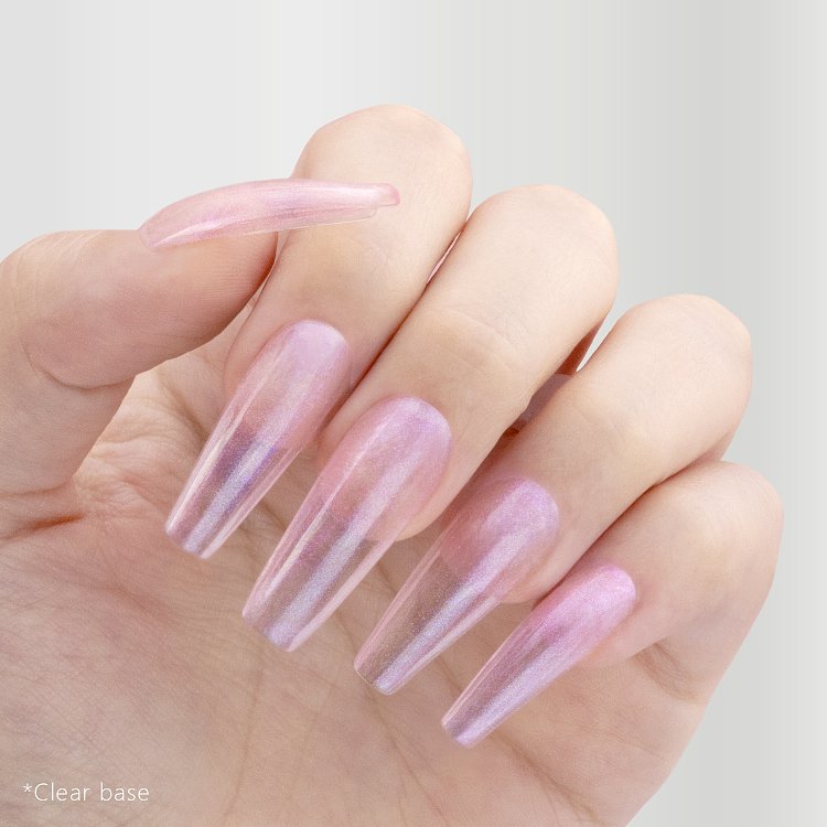 Nail Gel Polish Aurora Effect No 326 Purple - Pink 10ml