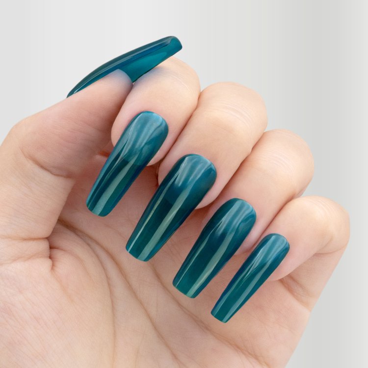 Ημιμόνιμο Βερνίκι Νυχιών Jelly Glass Top Coat No Wipe Νο 346 Μπλε 10ml