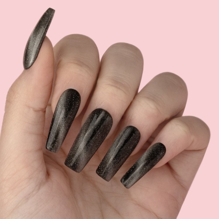 Ημιμόνιμο Βερνίκι Νυχιών Νο 352 Ασημί Glitter Cat Eye 10ml