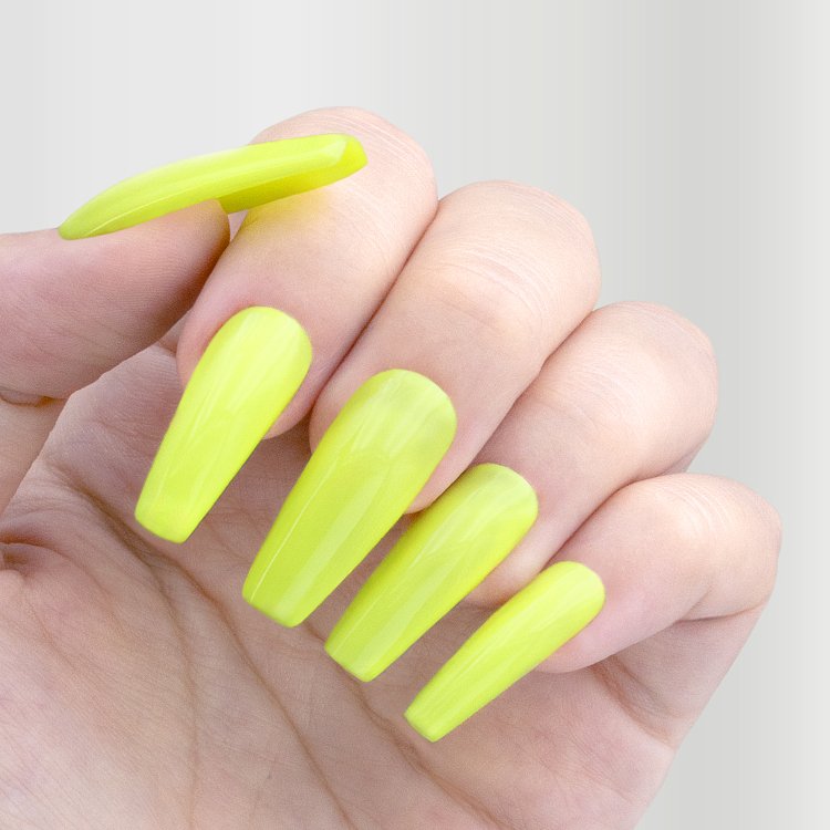 Nail Gel Polish No 356 Glow in the Dark Yellow 10ml