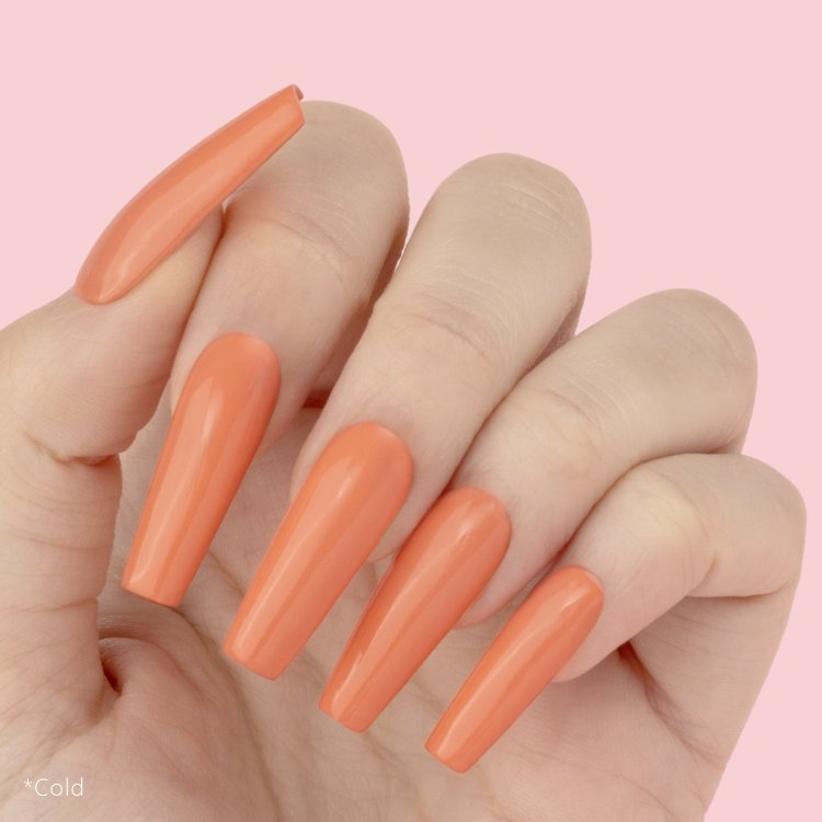 Ημιμόνιμο Βερνίκι Νυχιών Θερμικό Mirage Νο 366 Μπεζ/Λευκό 10ml