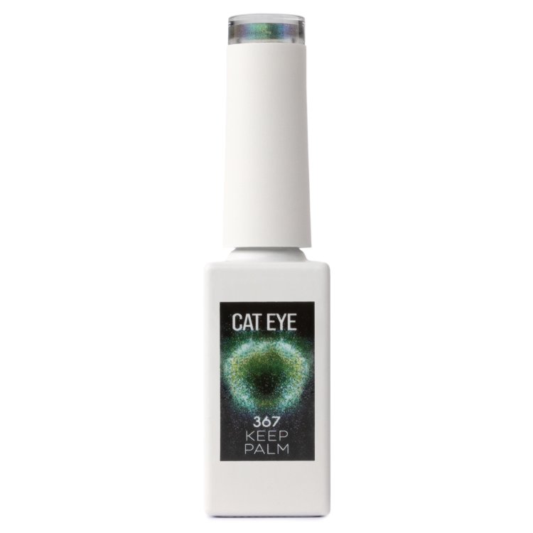Ημιμόνιμο Βερνίκι Νυχιών Keep Palm Νο 367 Πράσινο Galaxy Cat Eye 10ml