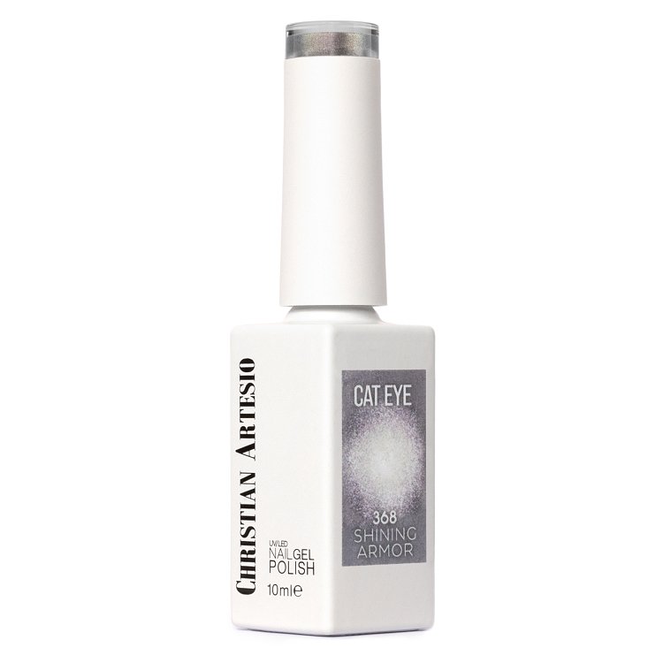 Ημιμόνιμο Βερνίκι Νυχιών Shining Armor Νο 368 Ασημί Cat Eye 10ml