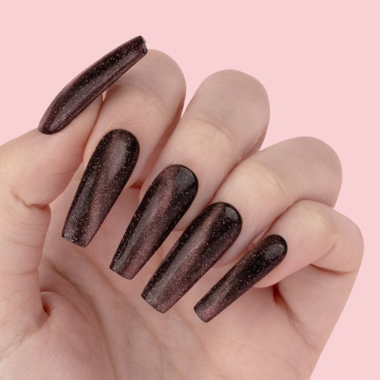 Ημιμόνιμο Βερνίκι Νυχιών Once Upon A Time Νο 372 Ροζ Shimmer Cat Eye 10ml