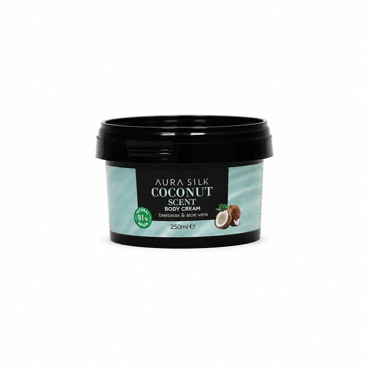 AuraSilk Coconut Body Cream 250ml